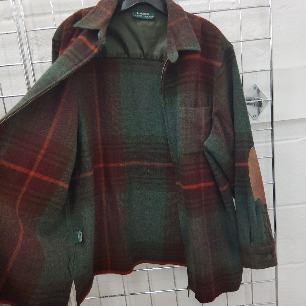Lauren Ralph Lauren Front Zip Wool Jacket Size M - Picture 13 of 14